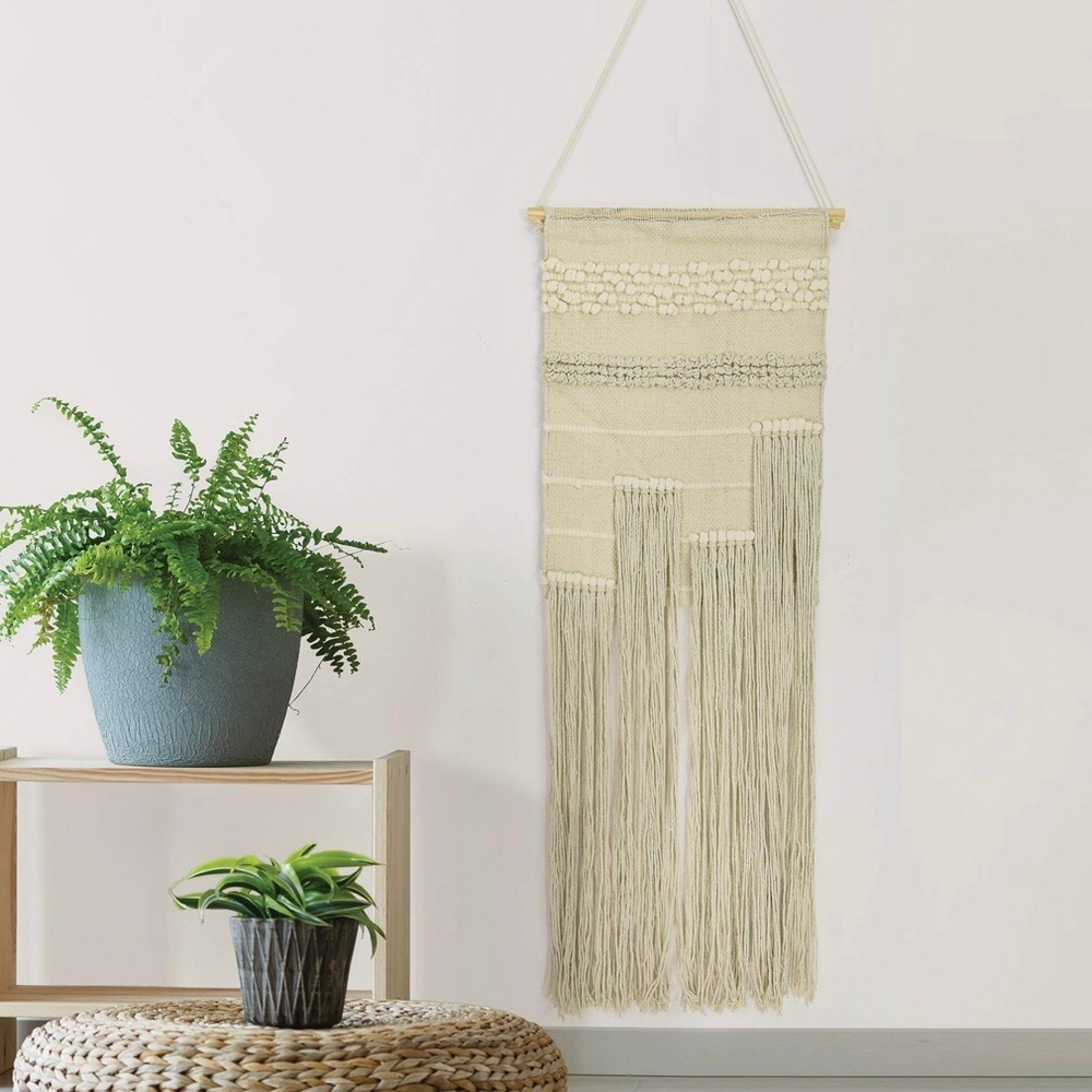 Habitat Bohemian Woven Macrame Wall Hanging Art